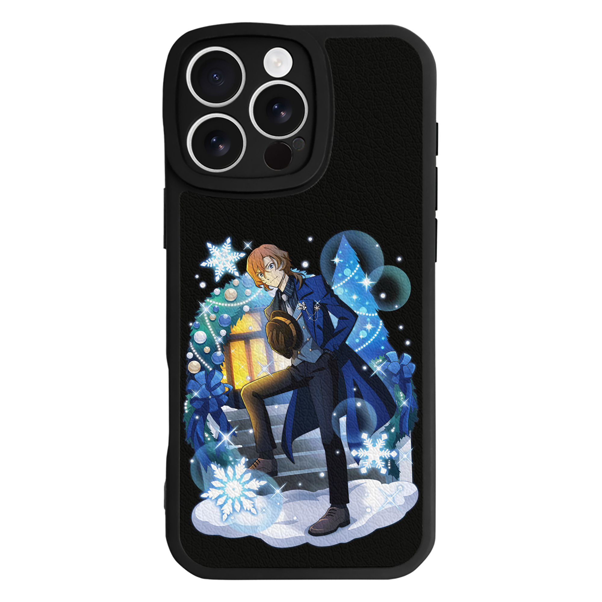 （画像用） 文豪ストレイドッグス Bungo Stray Dogs 【iPhone 16シリーズ対応】シリコンスマホケース（レザー調） 材質：シリコン